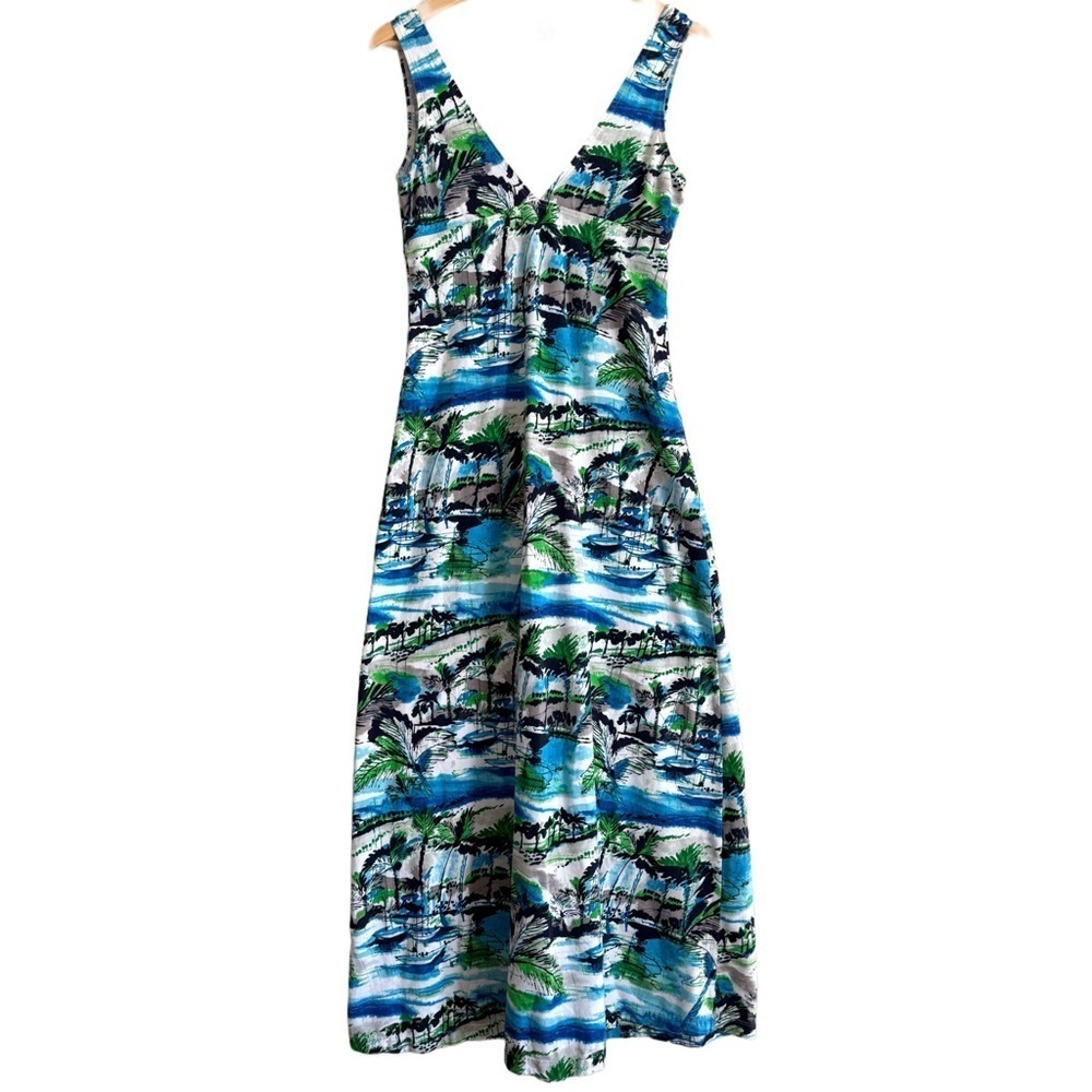 TOMMY BAHAMA Women’s Colorful Tropical Lightweight Stretchy Beach Maxi Dress XS - Picture 6 of 8